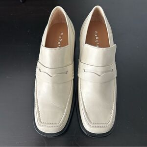 Maguire Women’s Heeled Loafers in cream white